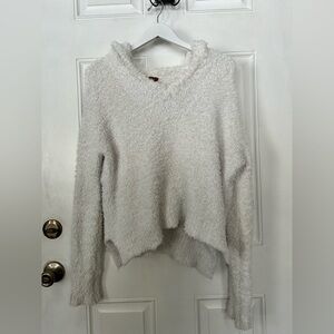 POL Cozy Cream Cowl Neck Sweater